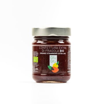 giù giù confettura extra fragola bio biologico gr. 250 prezzemolo e vitale